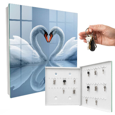 Key storage box Swan's Love
