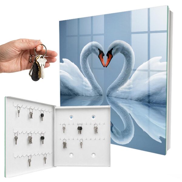Key storage box Swan's Love