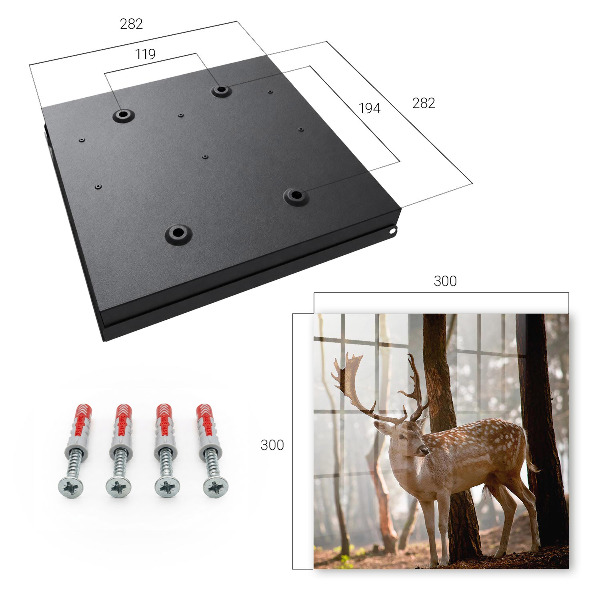 Key storage box Deer in the forest