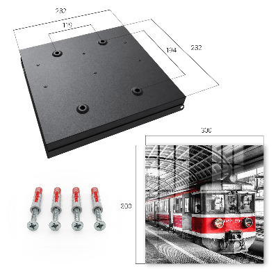 Key storage box Railway symmetry