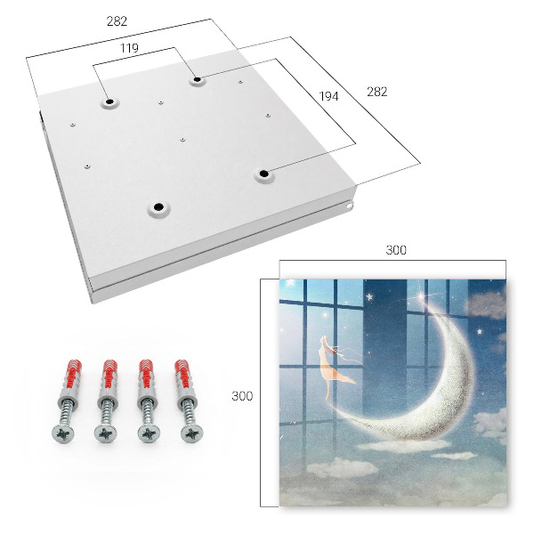 Key cabinet for wall Heavenly Path