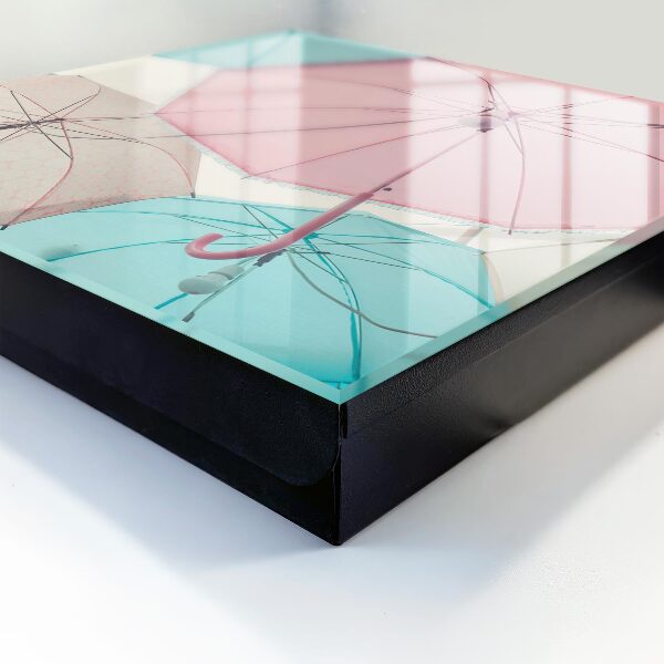 Key storage box Pastel umbrellas