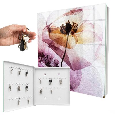Key cabinet for wall Floral elegance
