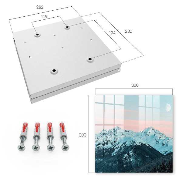 Key storage box Peace in the mountains