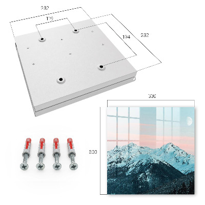 Key storage box Peace in the mountains