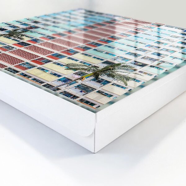 Key cabinet for wall Colorful architecture