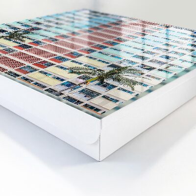 Key cabinet for wall Colorful architecture