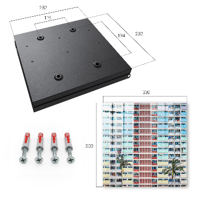 Key cabinet for wall Colorful architecture