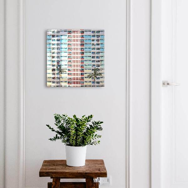 Key cabinet for wall Colorful architecture