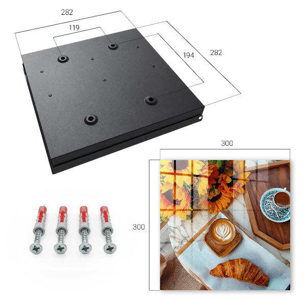 Key cabinet for wall Morning moments