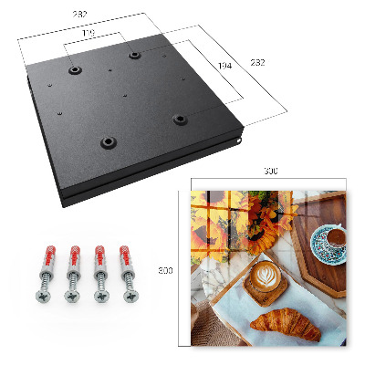 Key cabinet for wall Morning moments