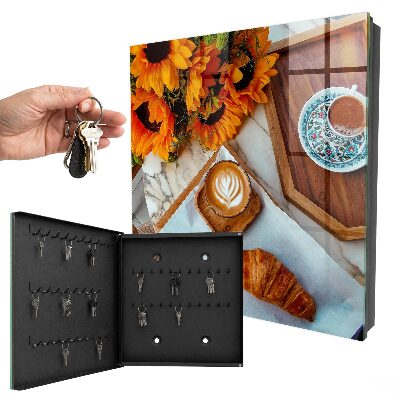 Key cabinet for wall Morning moments