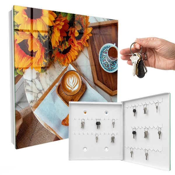 Key cabinet for wall Morning moments