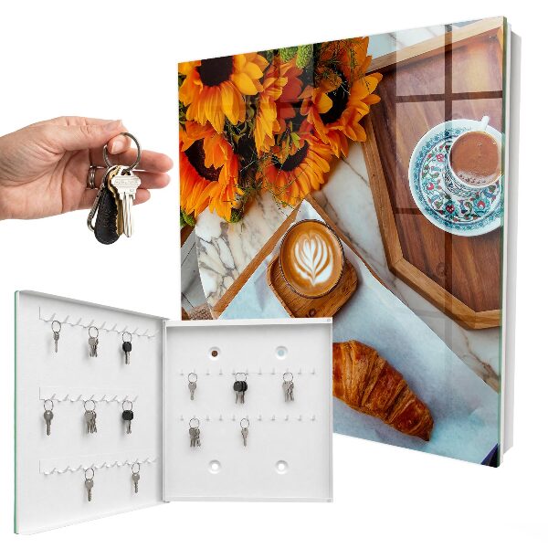 Key cabinet for wall Morning moments
