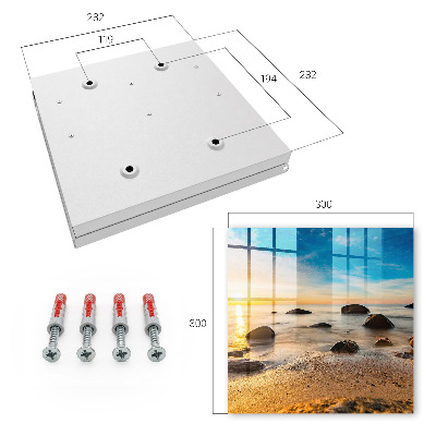 Key cabinet for wall West Coast