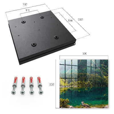 Key storage box Mountain idyll