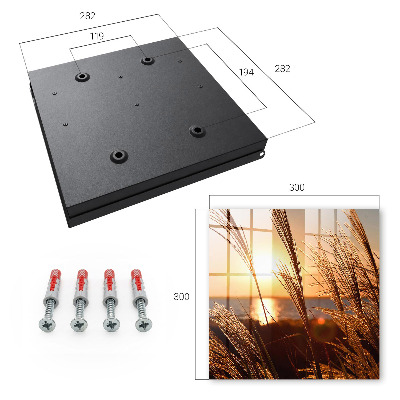 Key cabinet for wall Sunset