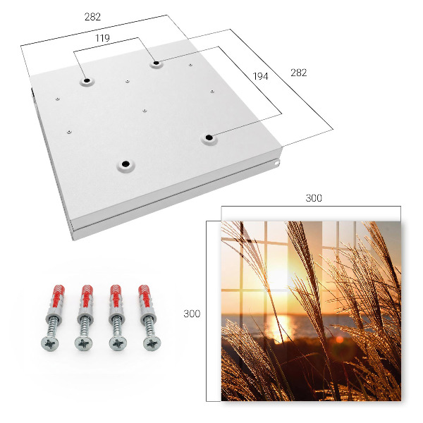 Key cabinet for wall Sunset
