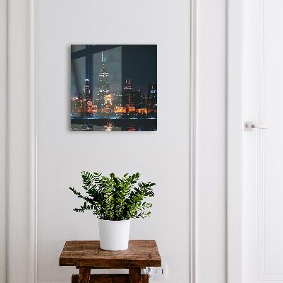 Key cabinet for wall City at night