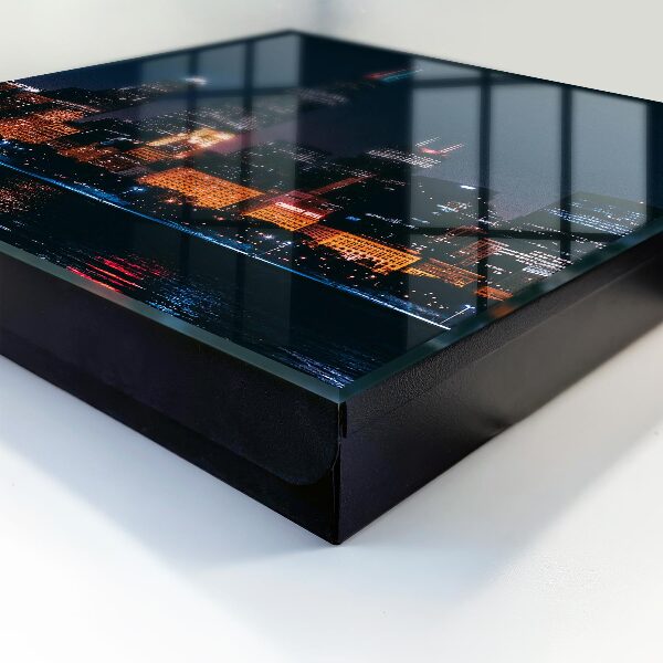 Key cabinet for wall City at night