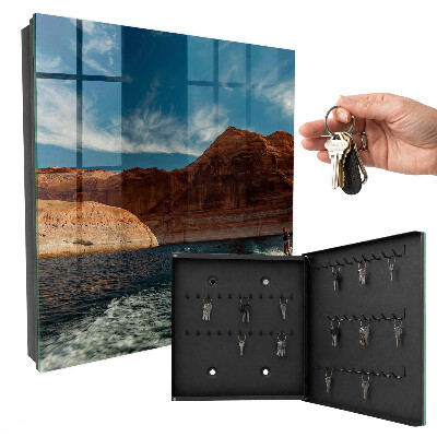Key cabinet for wall Water emotions