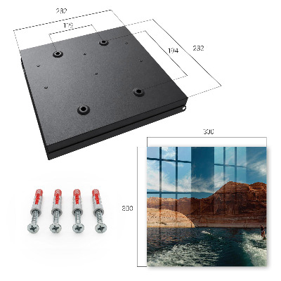 Key cabinet for wall Water emotions