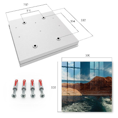 Key cabinet for wall Water emotions