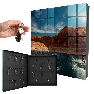 Key cabinet for wall Water emotions