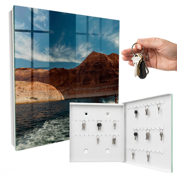 Key cabinet for wall Water emotions