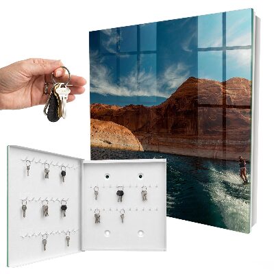 Key cabinet for wall Water emotions