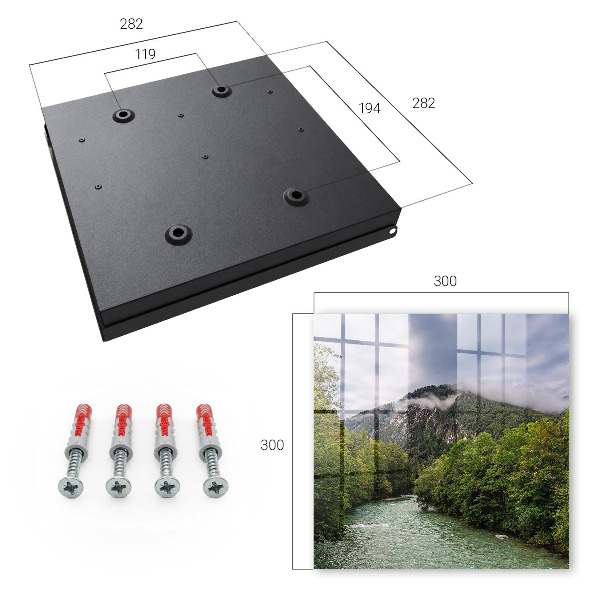 Key box Mountain landscape
