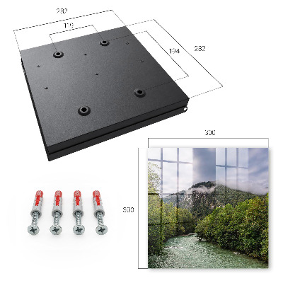 Key box Mountain landscape