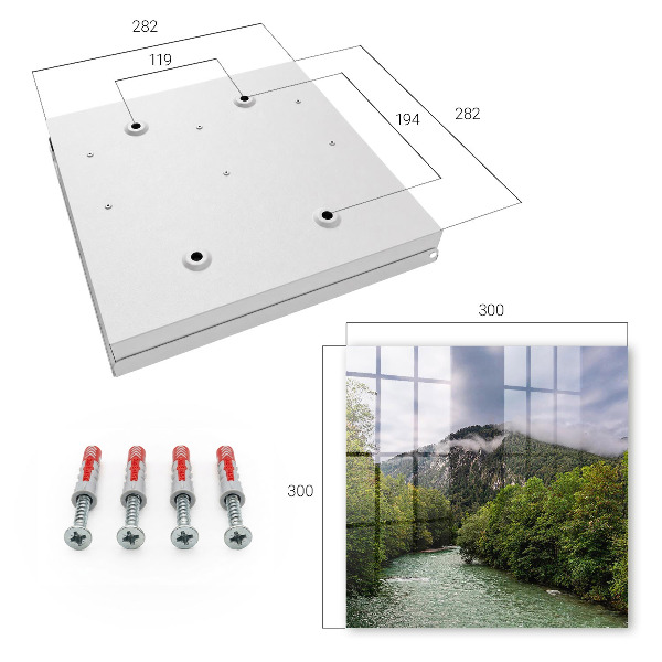 Key box Mountain landscape