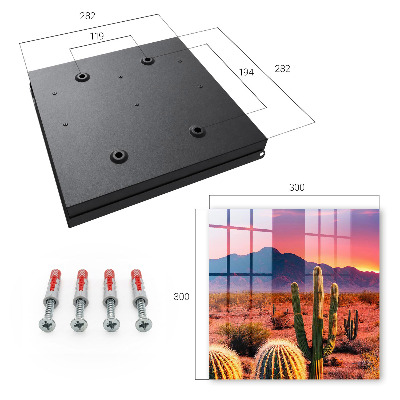 Key cabinet for wall Desert West
