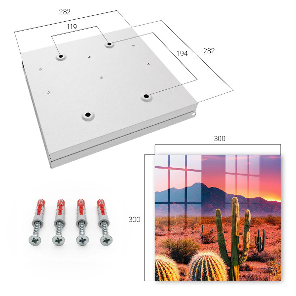 Key cabinet for wall Desert West