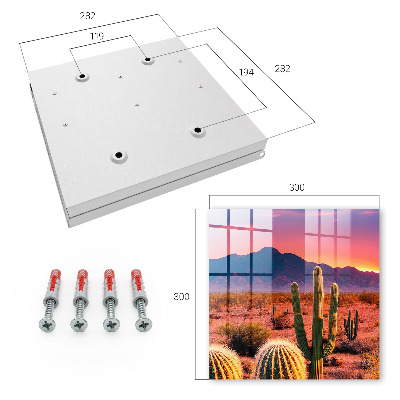 Key cabinet for wall Desert West