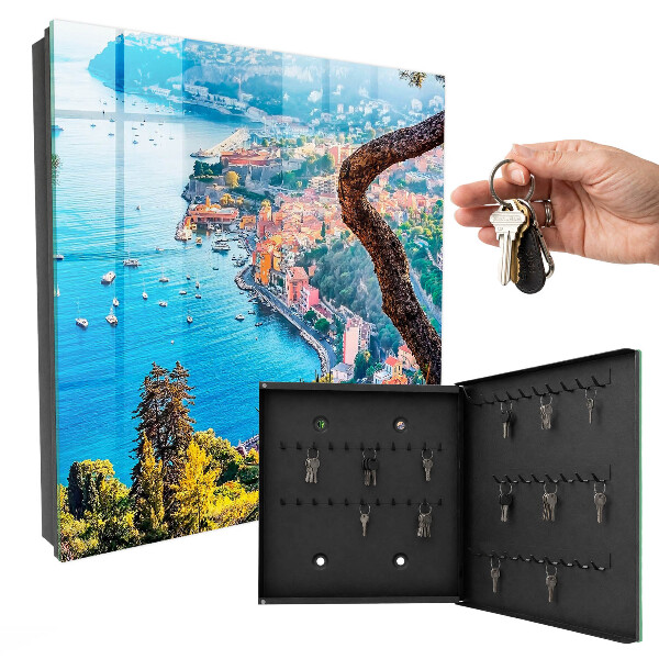 Key storage box Holiday landscape