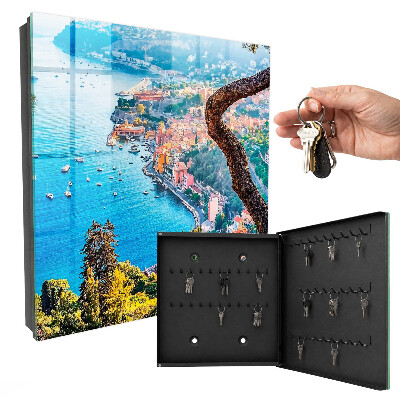 Key storage box Holiday landscape