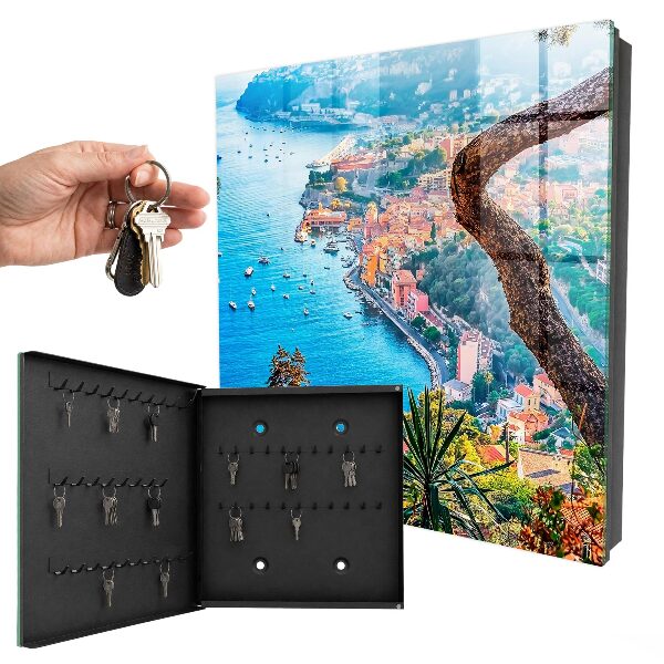 Key storage box Holiday landscape