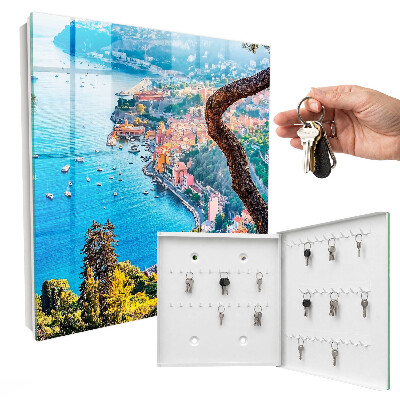 Key storage box Holiday landscape