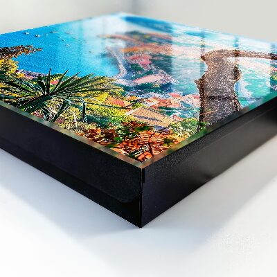 Key storage box Holiday landscape