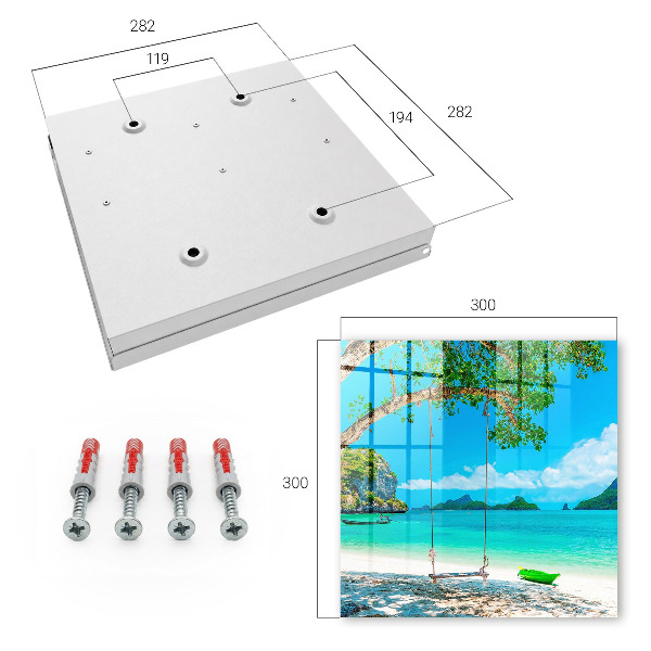 Key box Tropical paradise