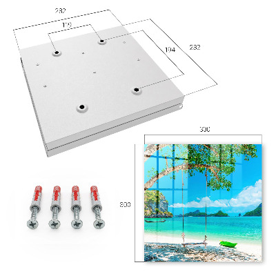Key box Tropical paradise