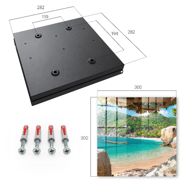 Key storage box View of paradise