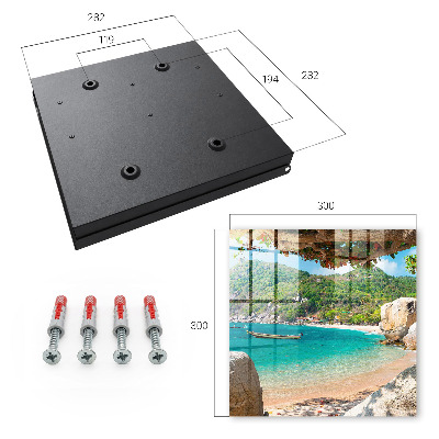 Key storage box View of paradise
