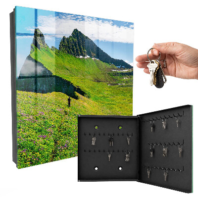 Key cabinet for wall Green Mountains
