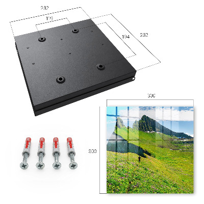 Key cabinet for wall Green Mountains