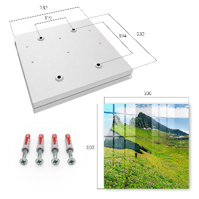 Key cabinet for wall Green Mountains
