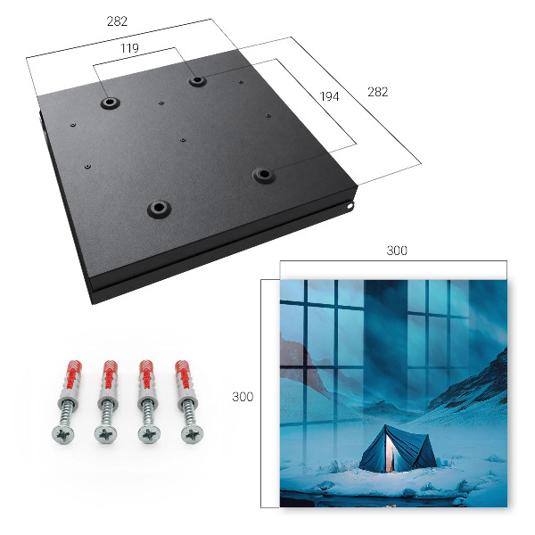 Key box Blue night