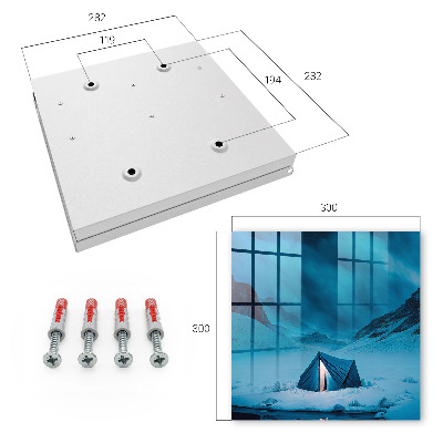 Key box Blue night